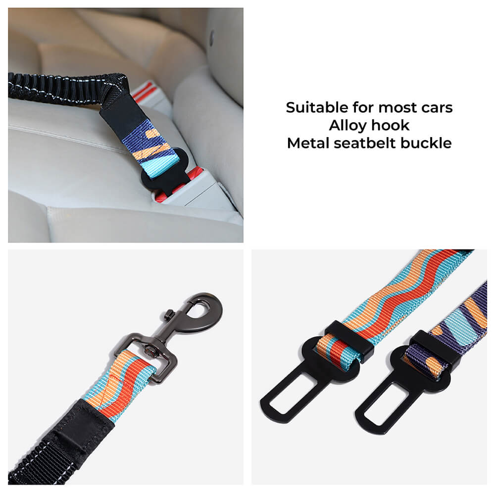 Colourful Buffer Adjustable Cool Dog Accessories Car Seat Belt - Image 5