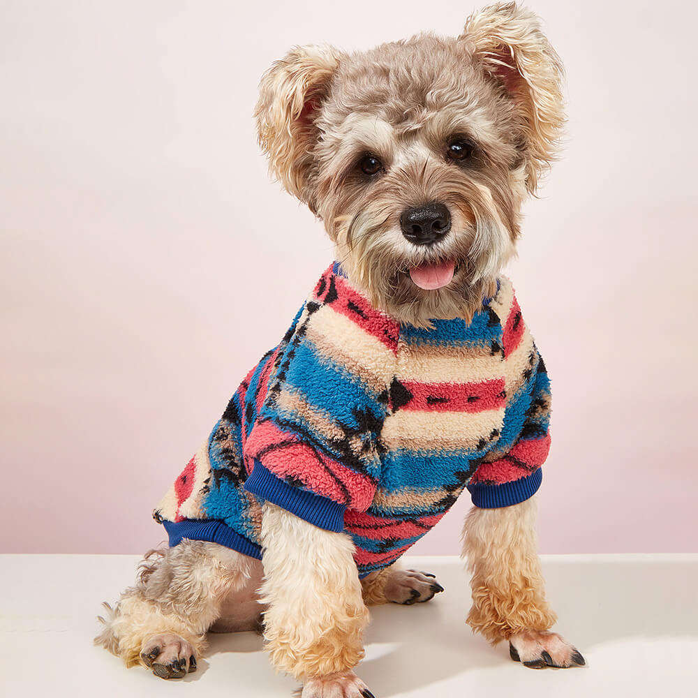 Colourful Striped Dog Sweater - Cosy & Fashionable Winter Wear - Image 3