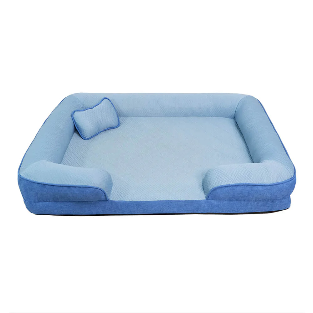 Cooling Orthopaedic Washable Large Dog Sofa Bed - Image 11