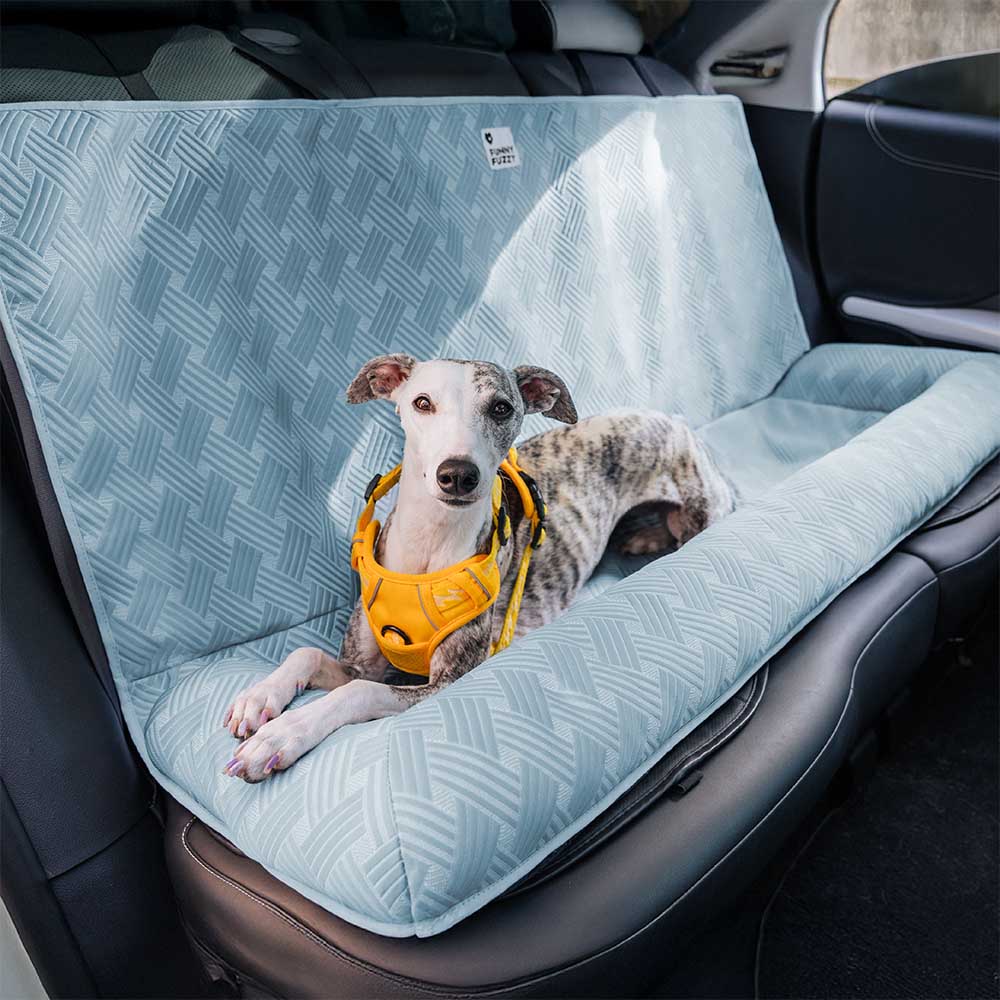 Cooling Travel Bolster Safety Back Seat Large Dog Car Seat Bed - Chill Rover - Image 10