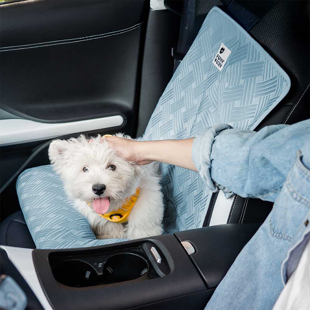 Cooling Travel Bolster Safety Back Seat Large Dog Car Seat Bed - Chill Rover - Image 11