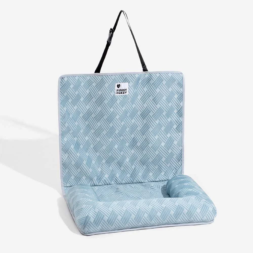 Cooling Travel Bolster Safety Back Seat Large Dog Car Seat Bed - Chill Rover - Image 17