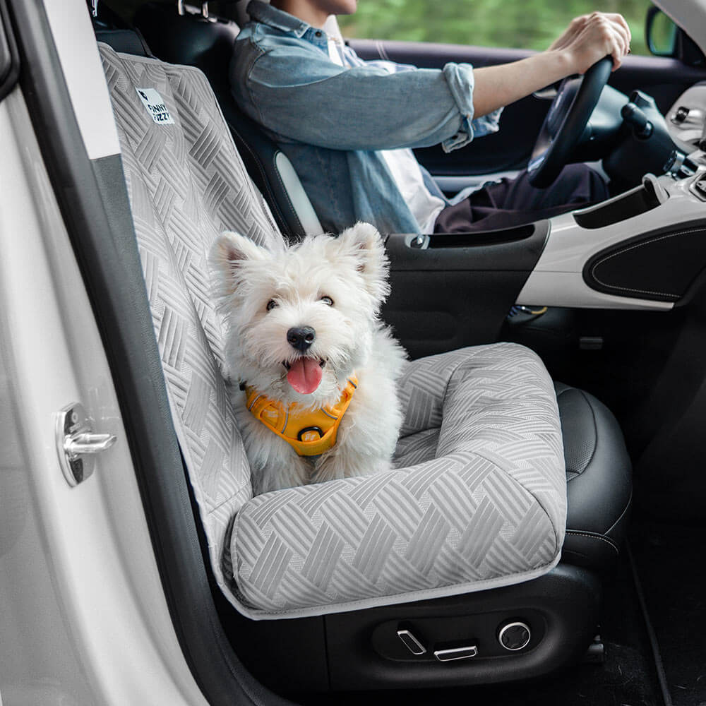 Cooling Travel Bolster Safety Back Seat Large Dog Car Seat Bed - Chill Rover - Image 20