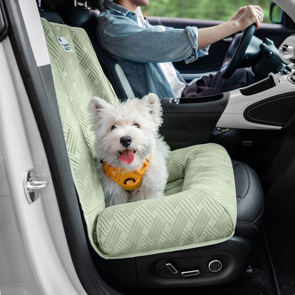 Cooling Travel Bolster Safety Back Seat Large Dog Car Seat Bed - Chill Rover - Image 24