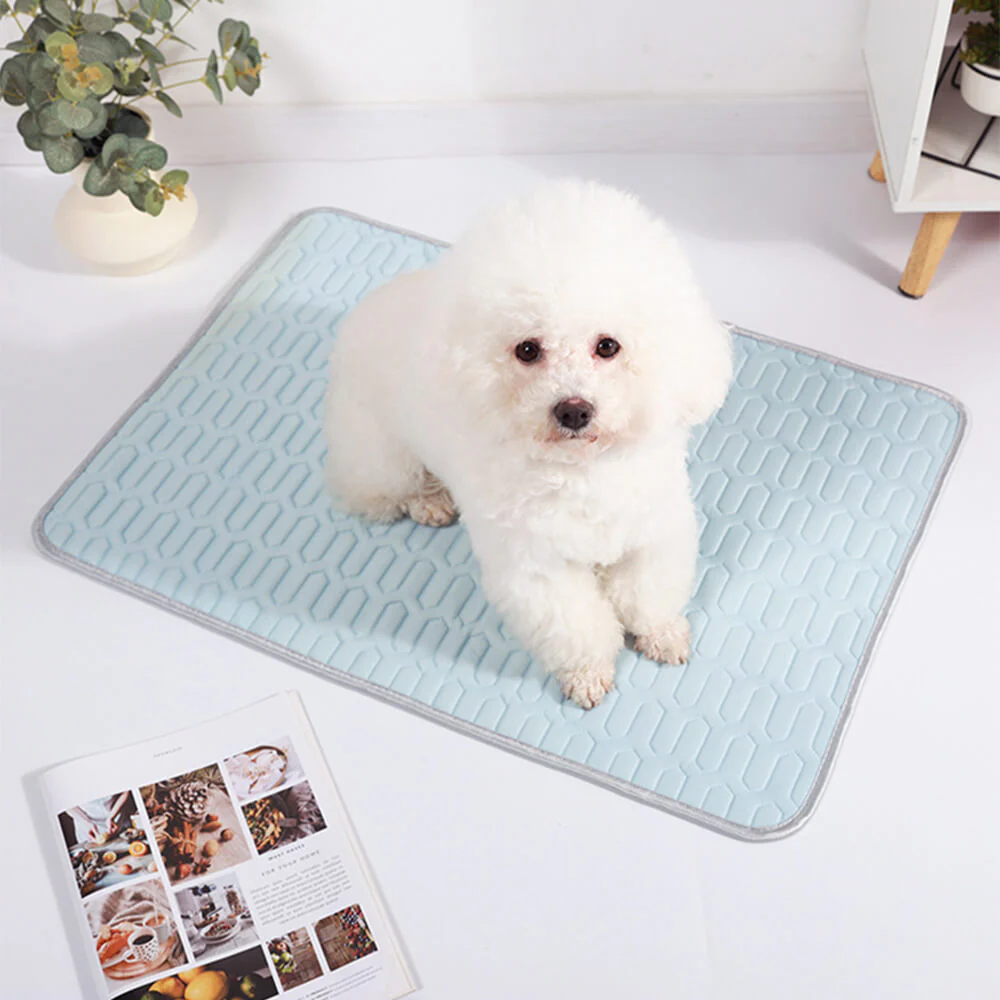 Cooling Washable Non-Slip Breathable Ice Silk Dog & Cat Mat - Image 3