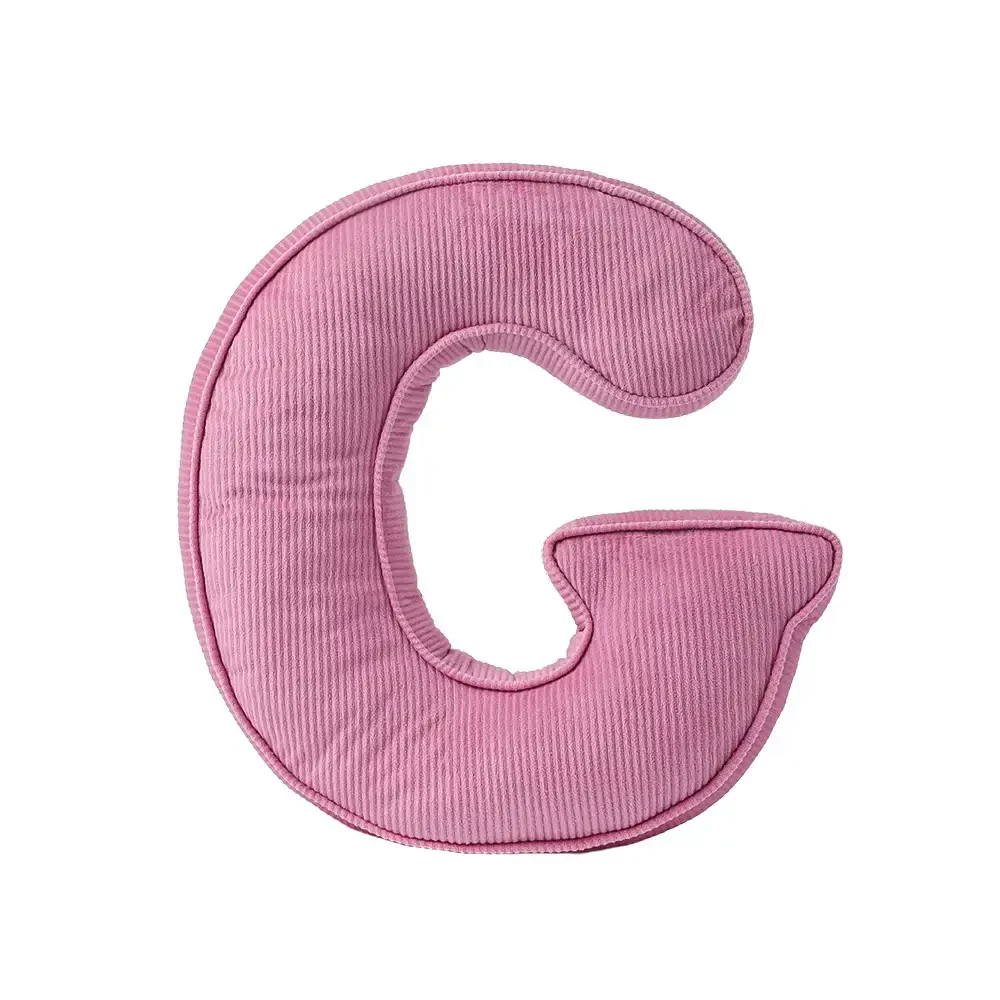 Corduroy Soft Hugging Letter Sofa Pillow - Image 12