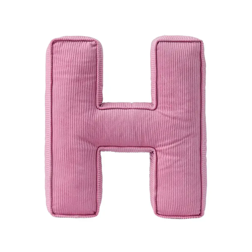 Corduroy Soft Hugging Letter Sofa Pillow - Image 13
