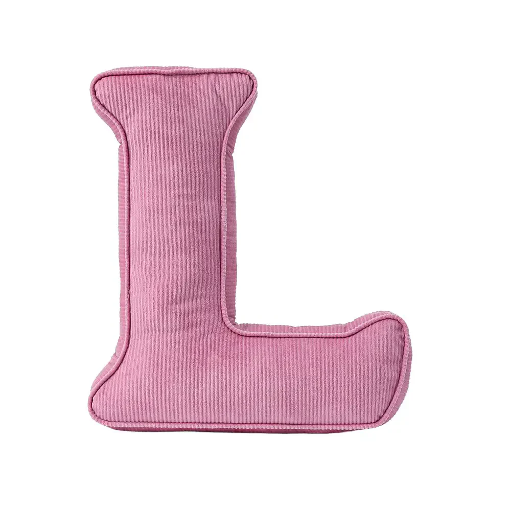 Corduroy Soft Hugging Letter Sofa Pillow - Image 17