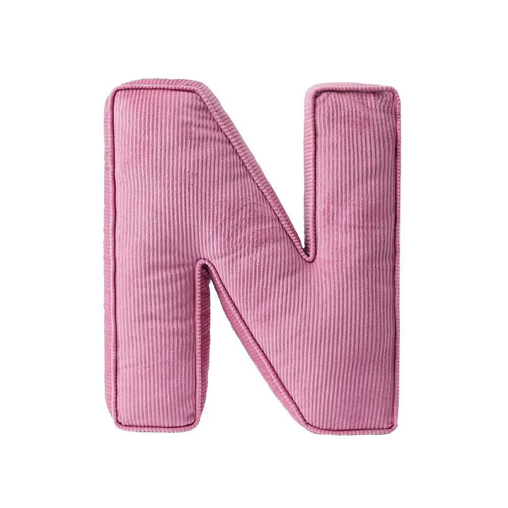 Corduroy Soft Hugging Letter Sofa Pillow - Image 19