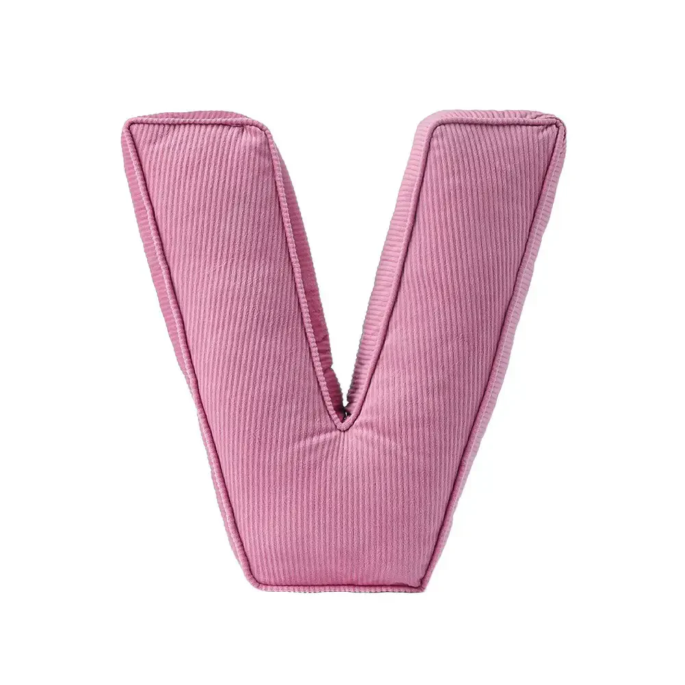 Corduroy Soft Hugging Letter Sofa Pillow - Image 27