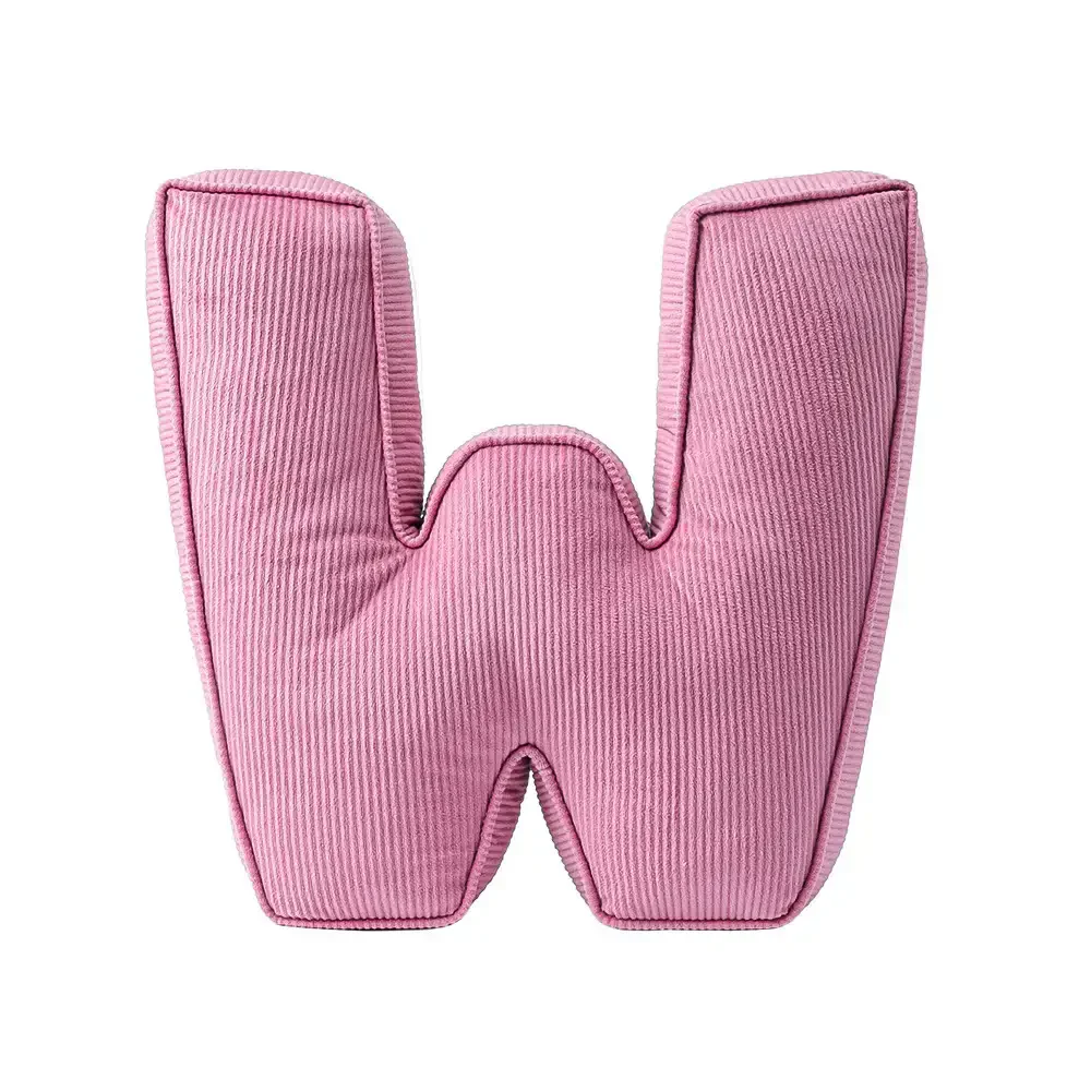 Corduroy Soft Hugging Letter Sofa Pillow - Image 28
