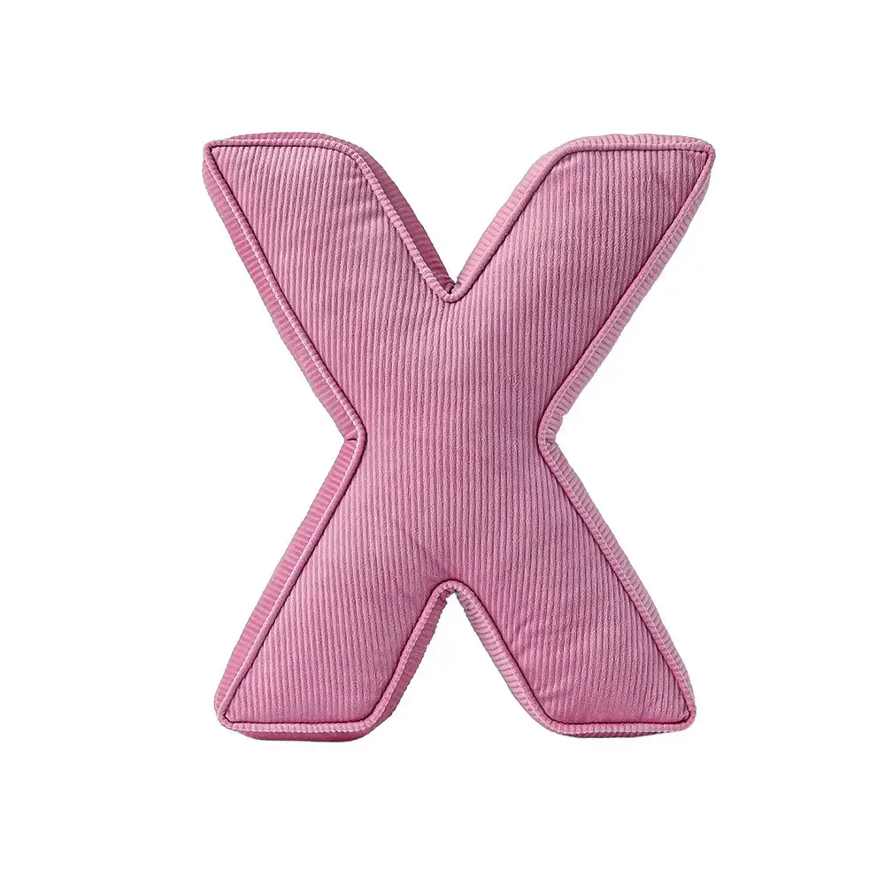 Corduroy Soft Hugging Letter Sofa Pillow - Image 29