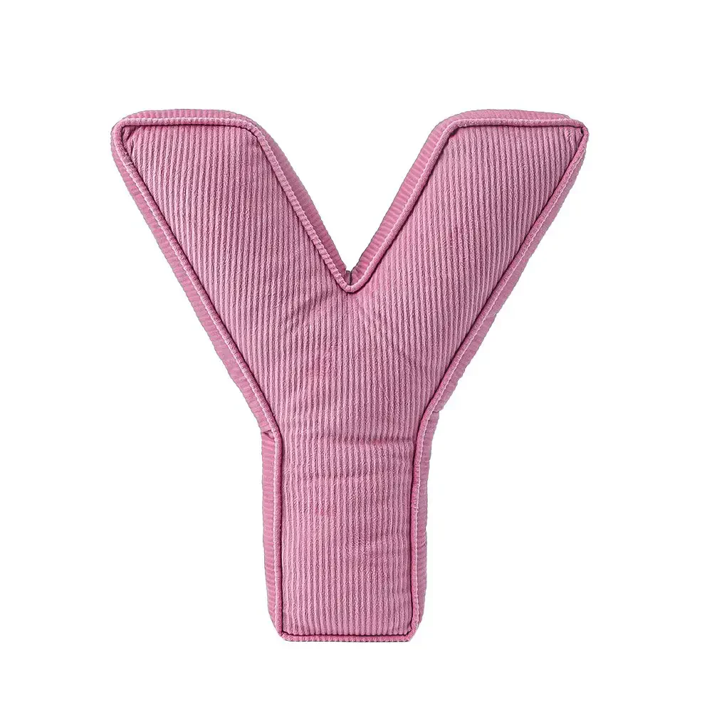 Corduroy Soft Hugging Letter Sofa Pillow - Image 30