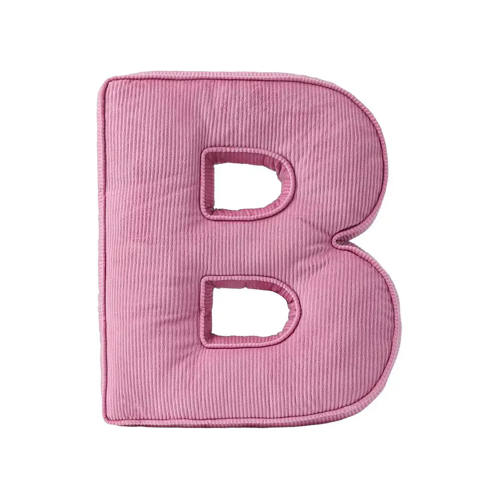 Corduroy Soft Hugging Letter Sofa Pillow - Image 7