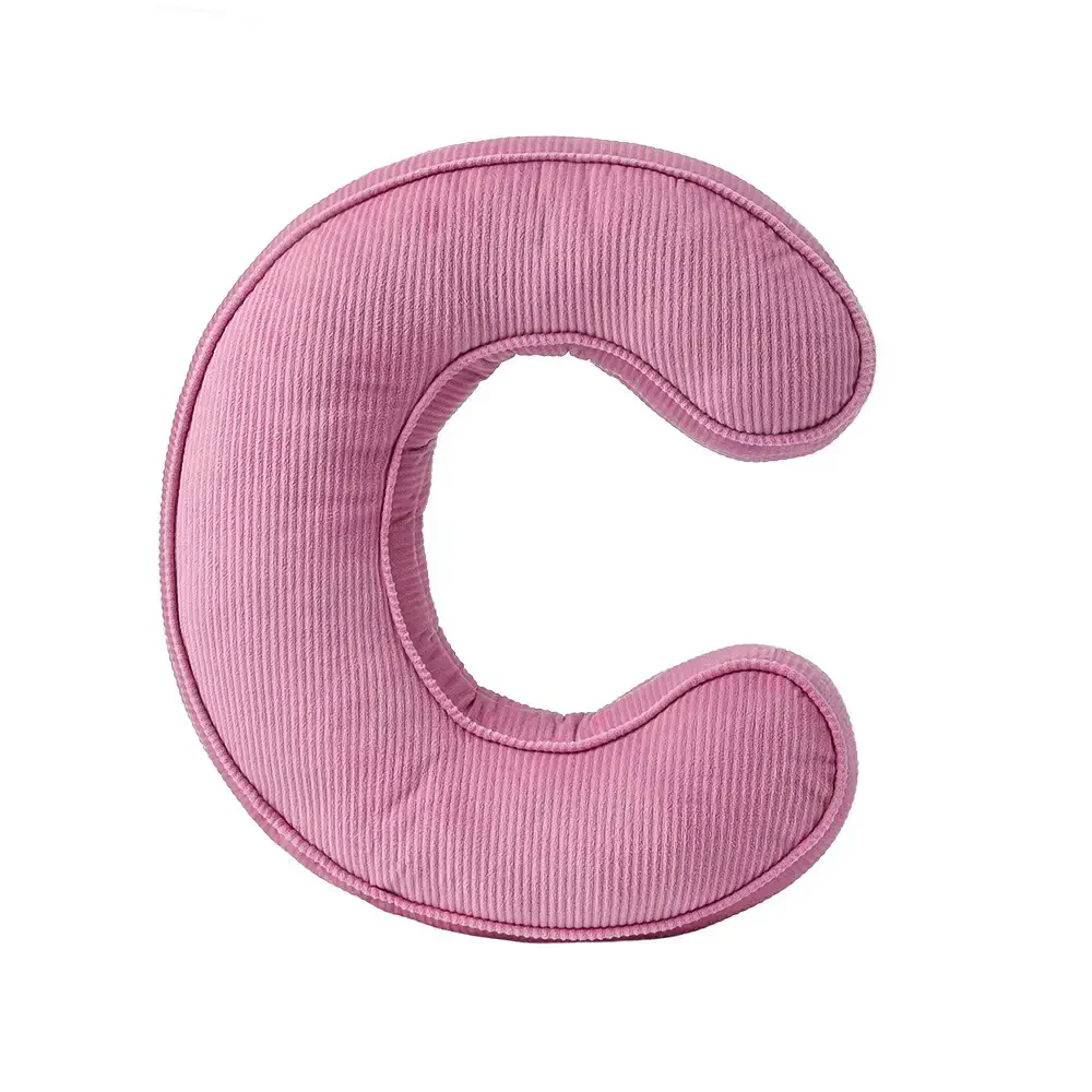 Corduroy Soft Hugging Letter Sofa Pillow - Image 8
