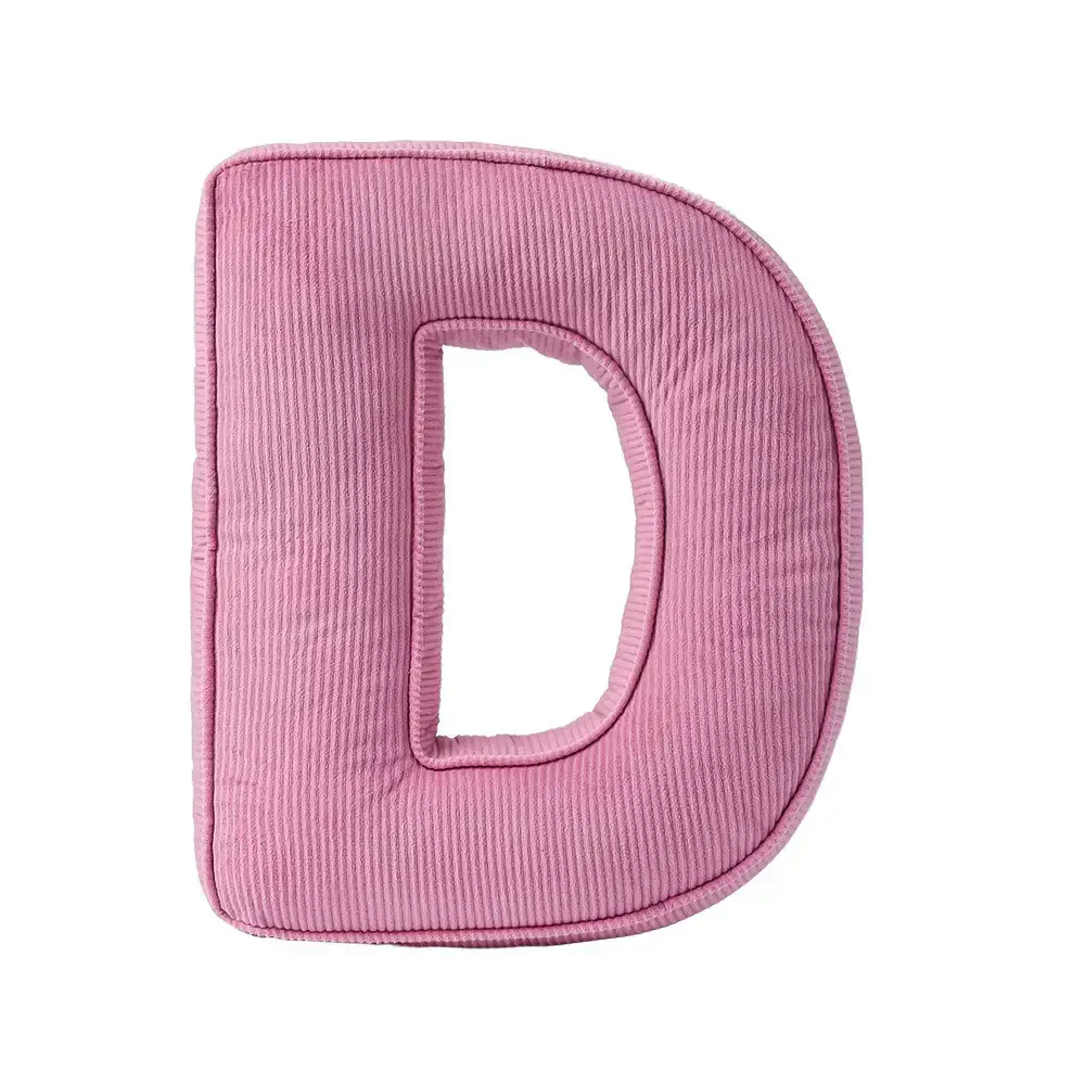 Corduroy Soft Hugging Letter Sofa Pillow - Image 9