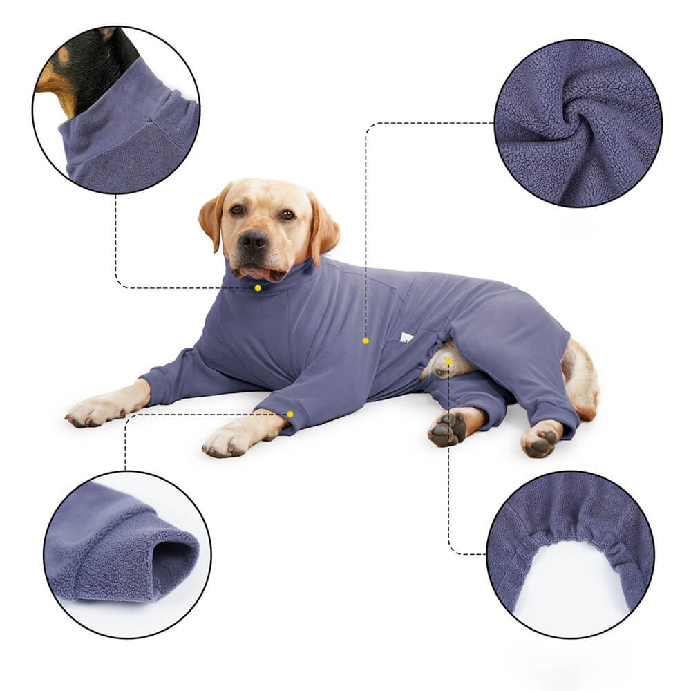 Cosy Fleece Dog Pyjamas - Perfect Sleepwear for Large Dogs - Image 4