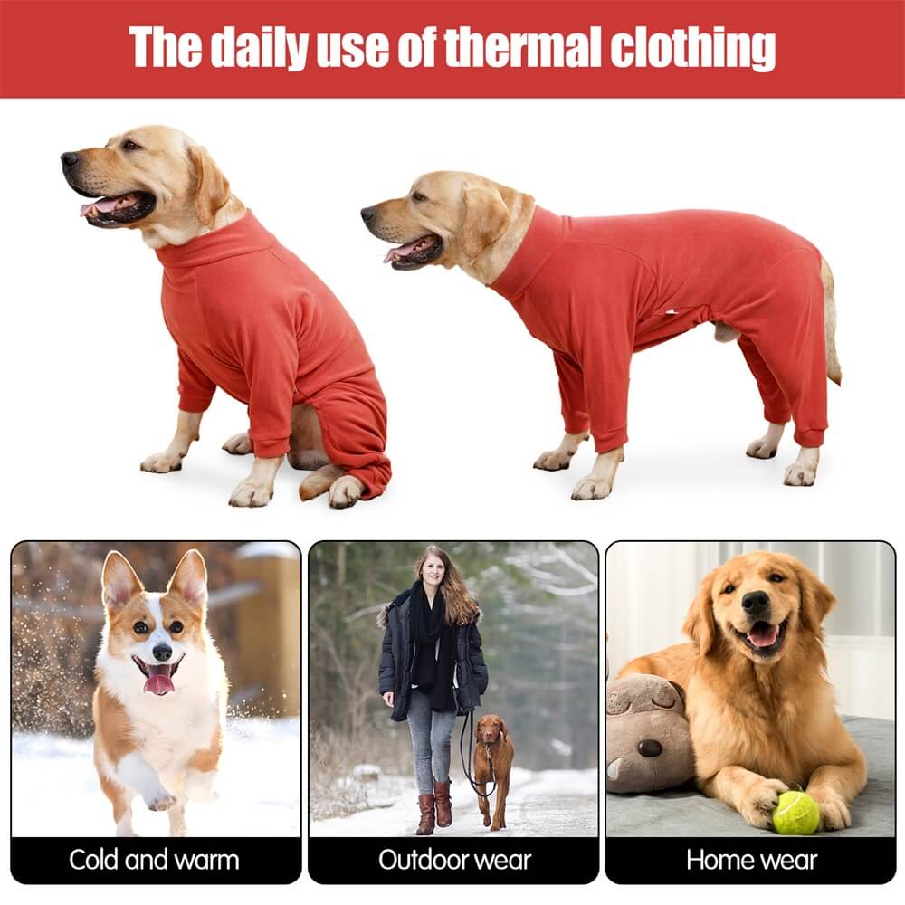 Cosy Fleece Dog Pyjamas - Perfect Sleepwear for Large Dogs - Image 8
