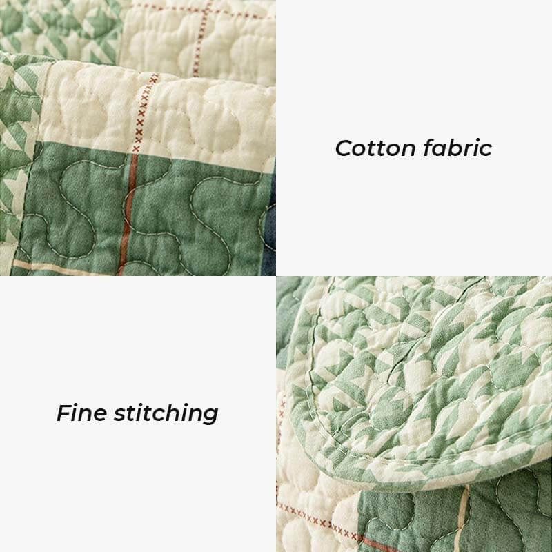 Cotton Plaid Anti-scratch Couch Cover - Image 4