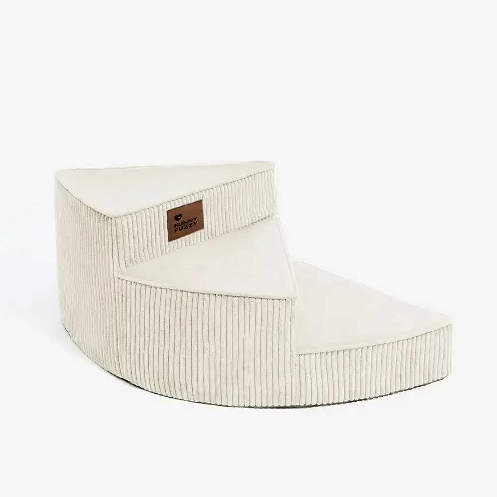 Cozy Corduroy Joint-Friendly Removable Spiral Pet Stairs - CreamyStep - Image 15