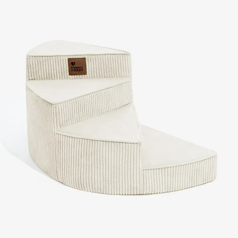 Cozy Corduroy Joint-Friendly Removable Spiral Pet Stairs - CreamyStep - Image 17
