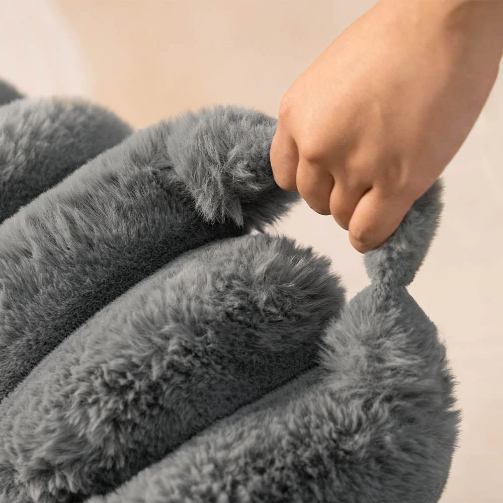 Creamy Plush Super Large Donut Human Dog Bed - Cuddle Cradle - Image 7