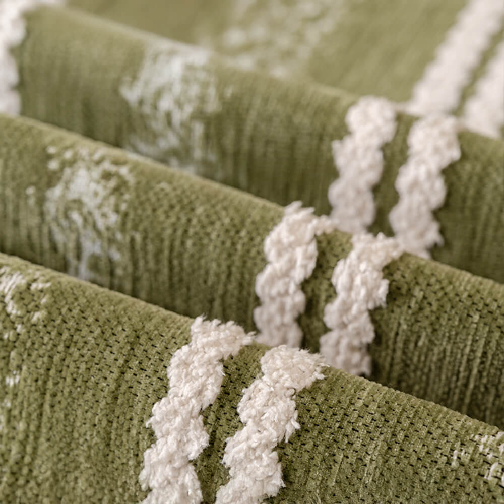 Decorative Stripe Tassel Chenille  Throw Couch Cover - Image 11