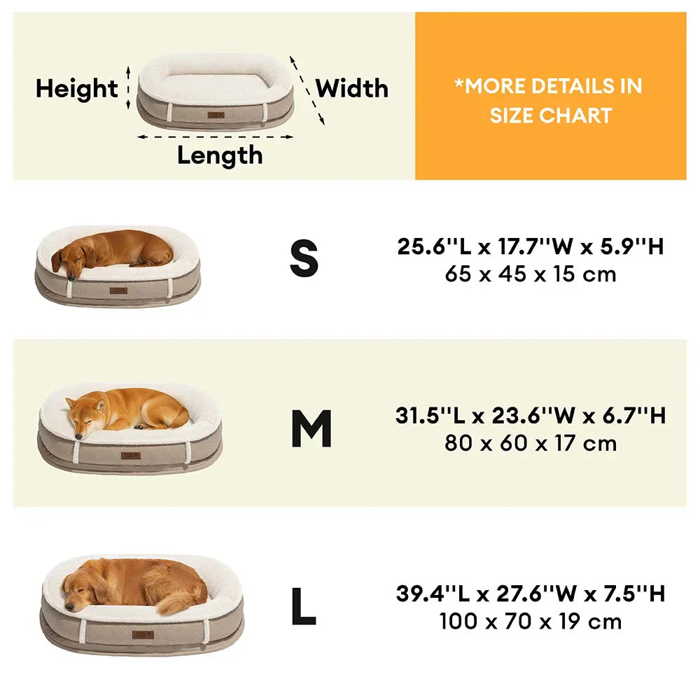 Deluxe Faux Leather & Plush Removable Orthopedic Donut Dog Bed - WarmNest - Image 8