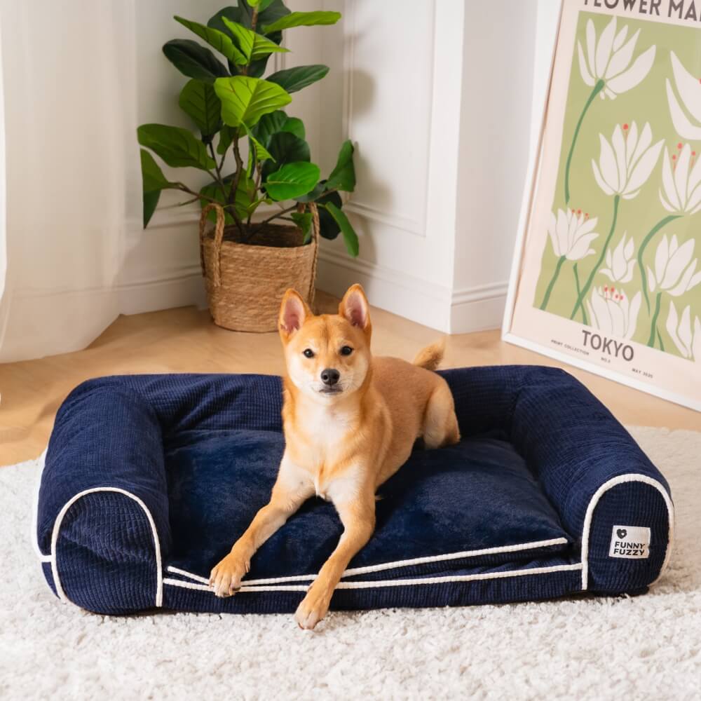 Deluxe Flannel Double-Layer Orthopaedic Dog Sofa Bed - Image 15