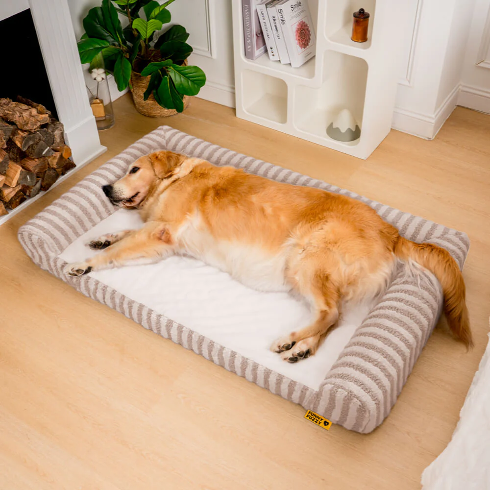 Deluxe Fluffy Full Support Anxiety Relieving Large Dog Bed - Image 2