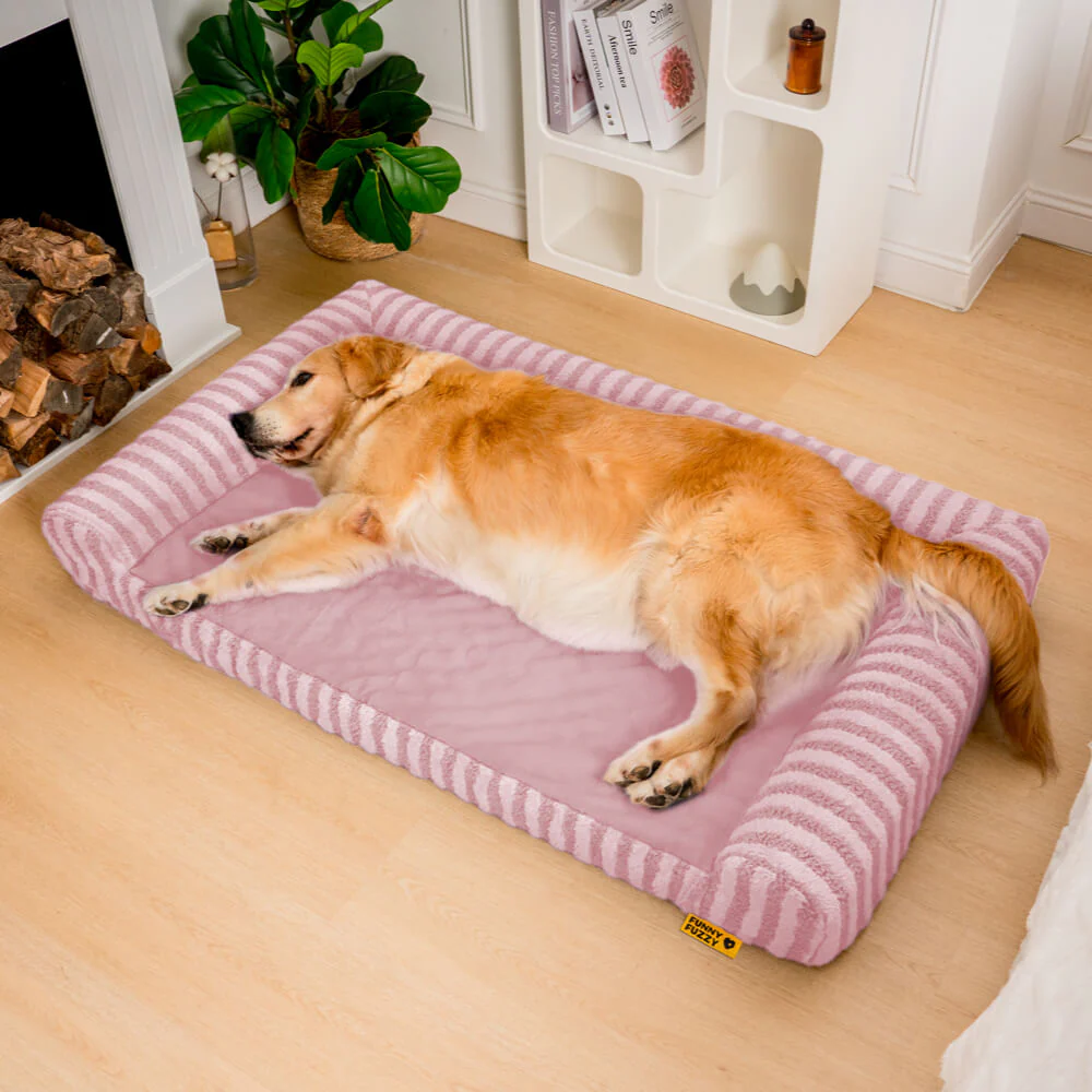 Deluxe Fluffy Full Support Anxiety Relieving Large Dog Bed - Image 3