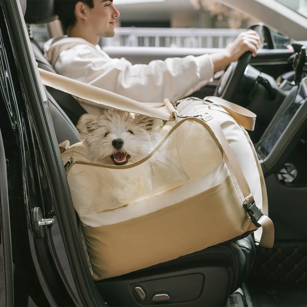 Dog Car Seat Sunshade - Pup Rover Waterproof Breathable Sun Safety Protection Dog Booster Car Seat - Image 15
