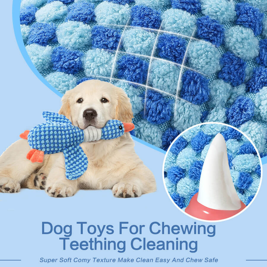 Dog Chew-Resistant Toy with Squeaker - Bird - Image 2