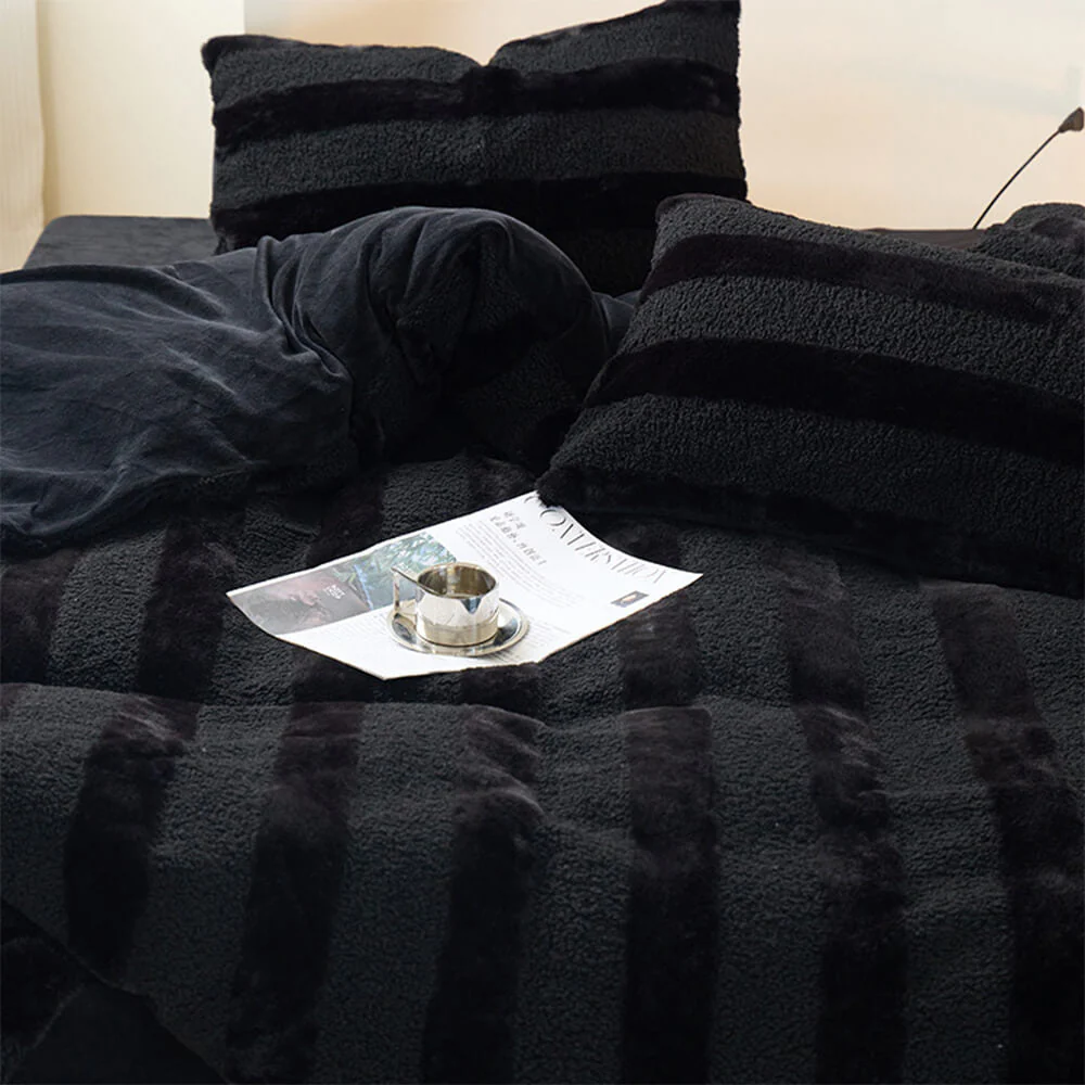 Dual-Sided Cosy Striped Bed Sheet Set - Image 10