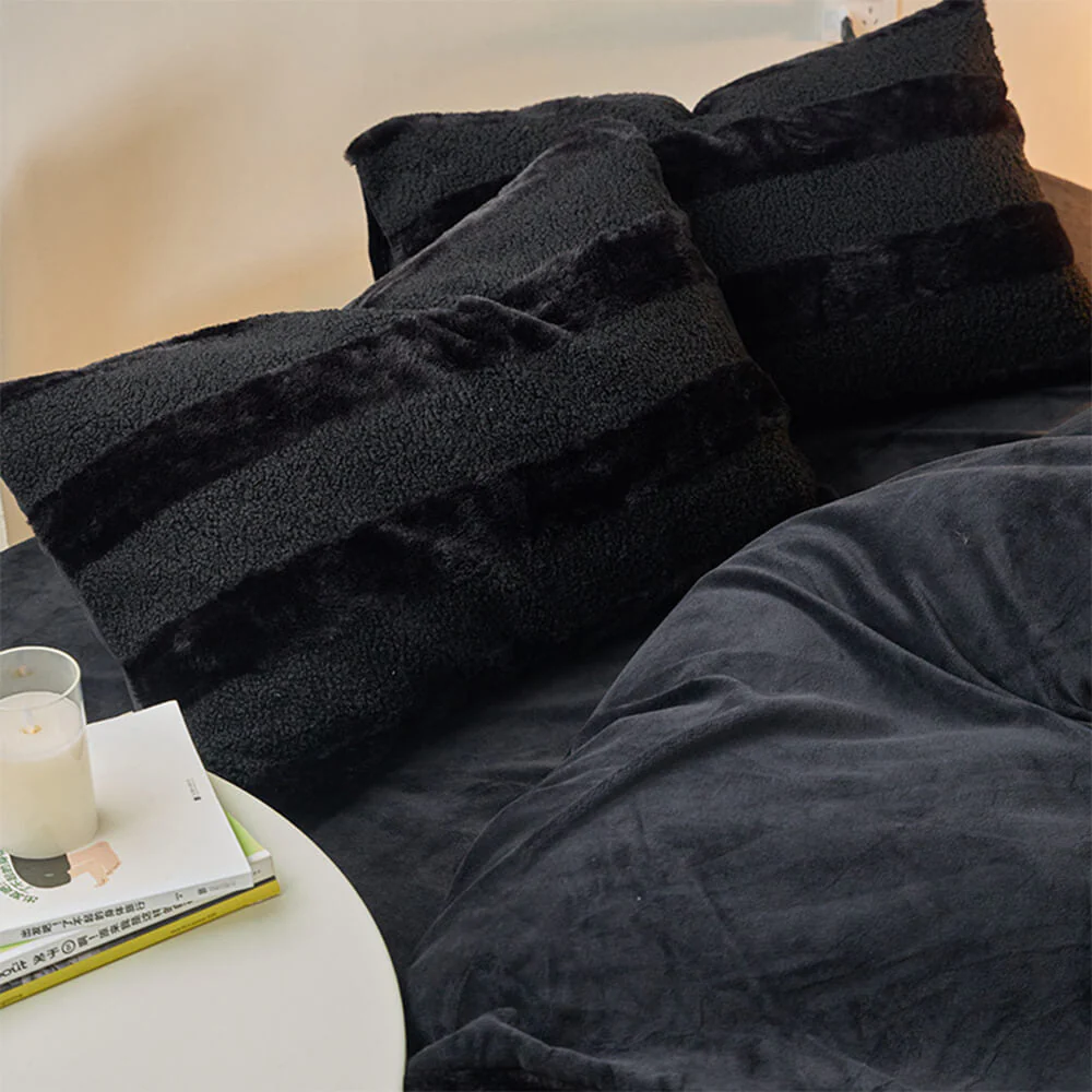Dual-Sided Cosy Striped Bed Sheet Set - Image 11