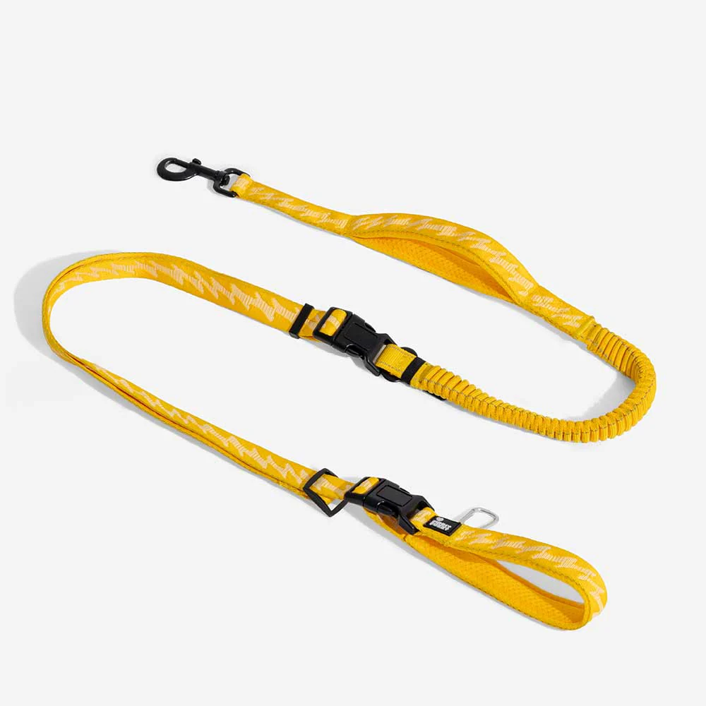 Dual-sided Reflective Adjustable Versatile Soft Handle Nylon Large Dog Lead - Flexi Walker - Image 17