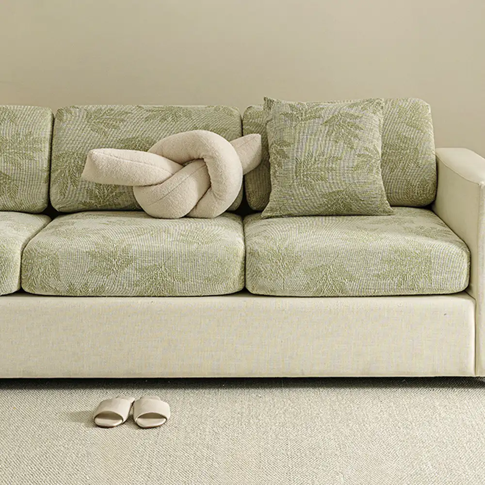 Elastic Chenille All-Season Anti-Scratch Full-Coverage Couch Cover - Image 8