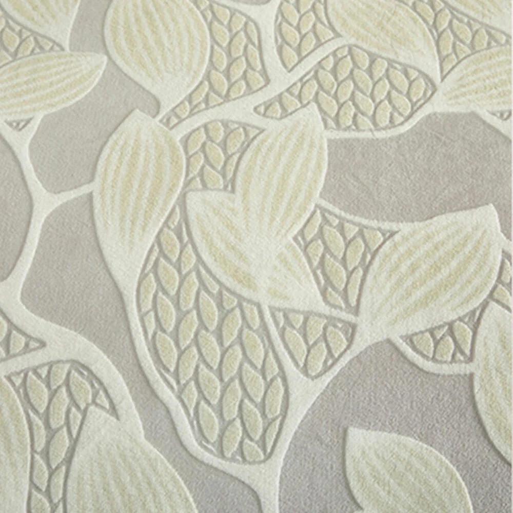 Elegant Botanical Pattern Milk Velvet Bed Sheet Set - Image 13