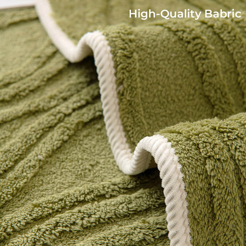 Elegant Grey Textured Non-Slip Thick Plush Couch Cover - Image 6