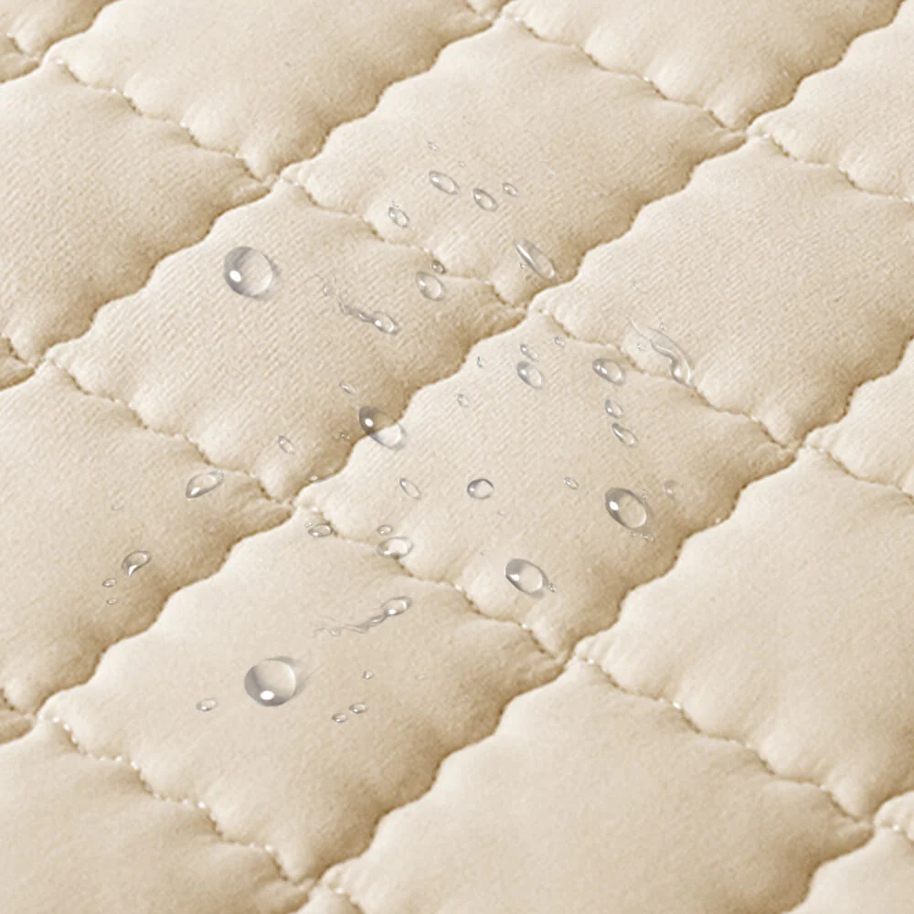 Elegant Square Breathable Waterproof Antibacterial Fitted Sheet Mattress Cover - Image 5