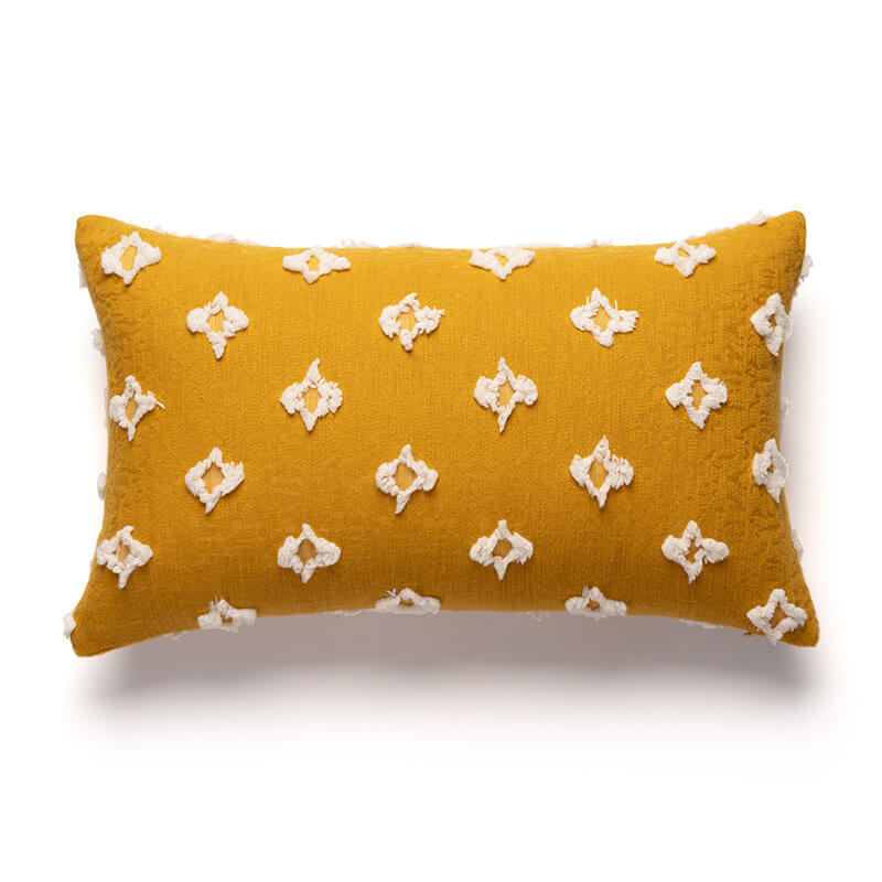 Embroidered Daisy Pillow Sofa Pillow - Image 10