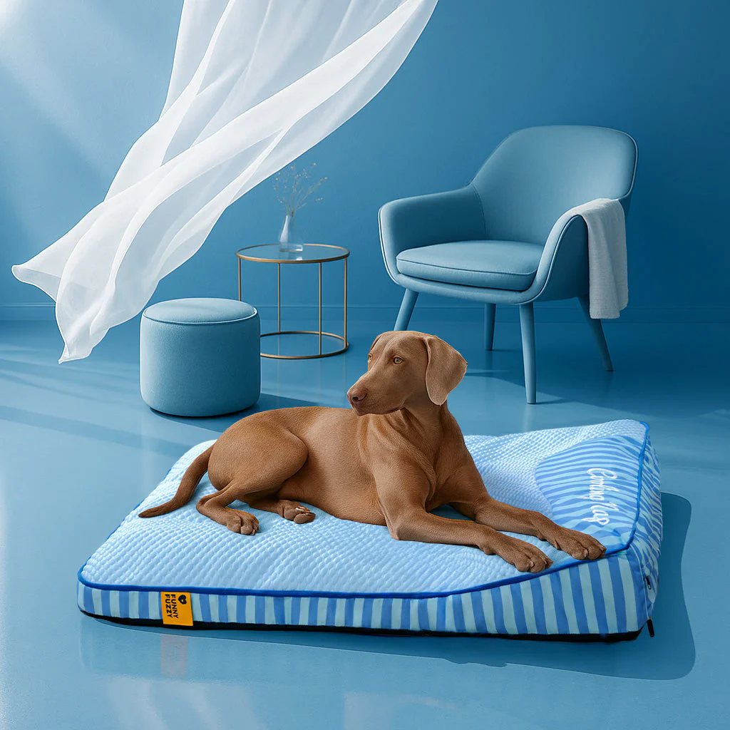 Extra Large Cooling Washable Rectangle Orthopaedic Dog Bed - Cooling Nap