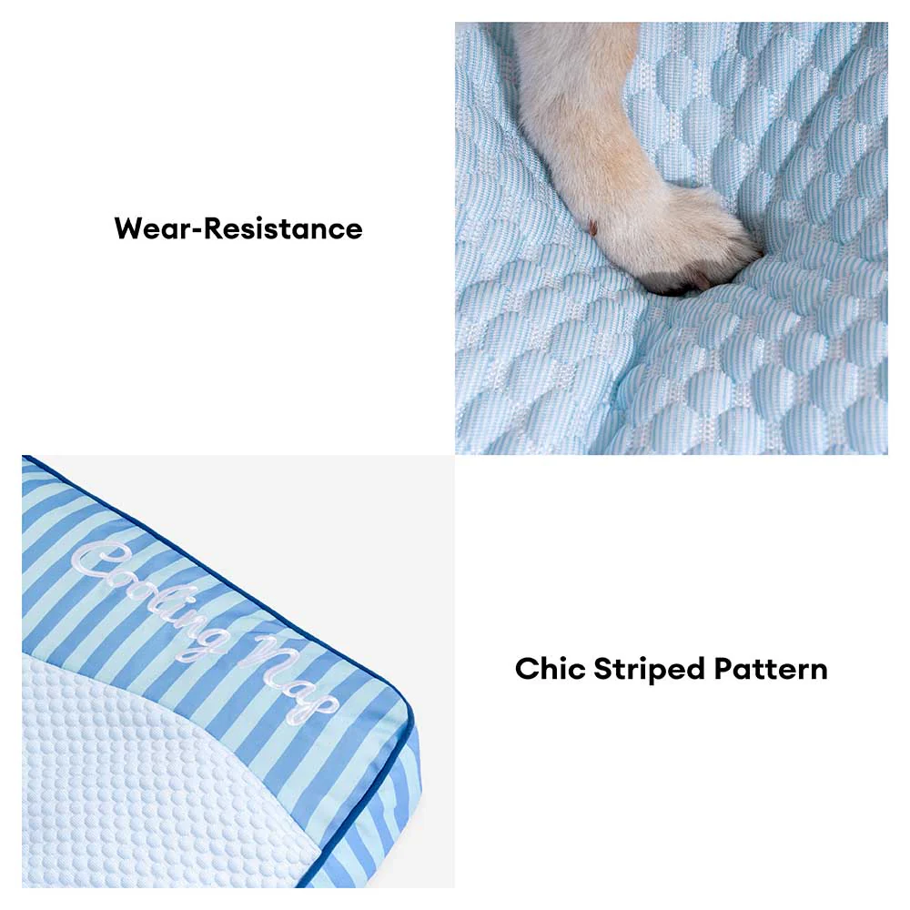 Extra Large Cooling Washable Rectangle Orthopaedic Dog Bed - Cooling Nap - Image 10