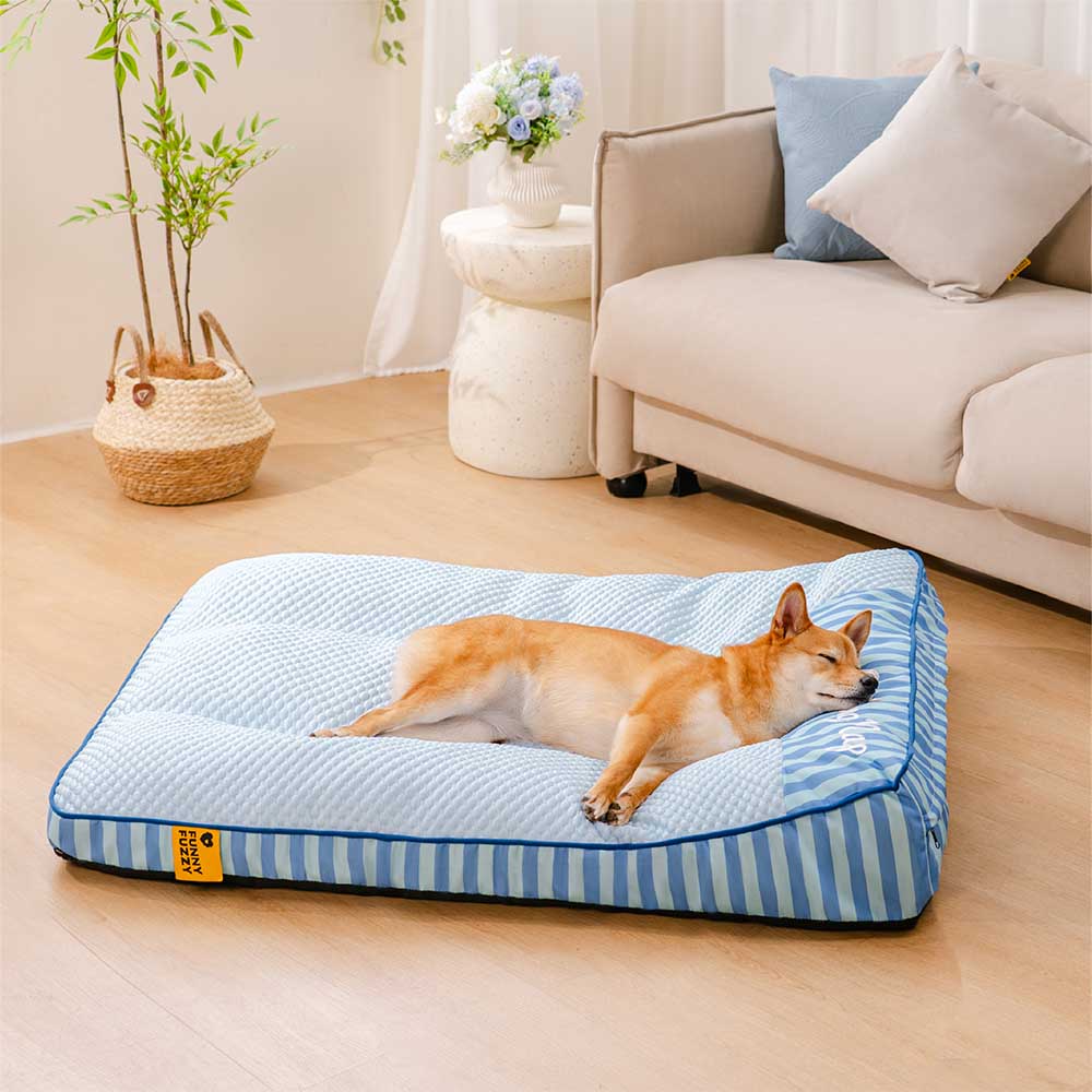 Extra Large Cooling Washable Rectangle Orthopaedic Dog Bed - Cooling Nap - Image 15