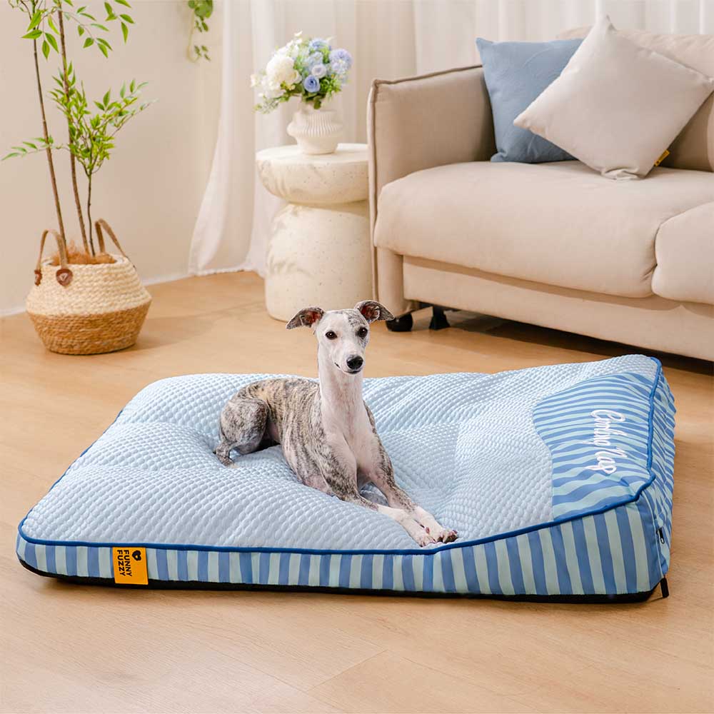 Extra Large Cooling Washable Rectangle Orthopaedic Dog Bed - Cooling Nap - Image 8