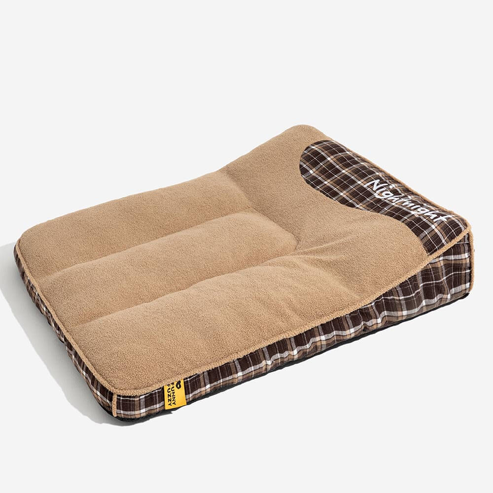 Extra Large Washable Teddy Fluffy Rectangle Dog Bed - Night-night - Image 11