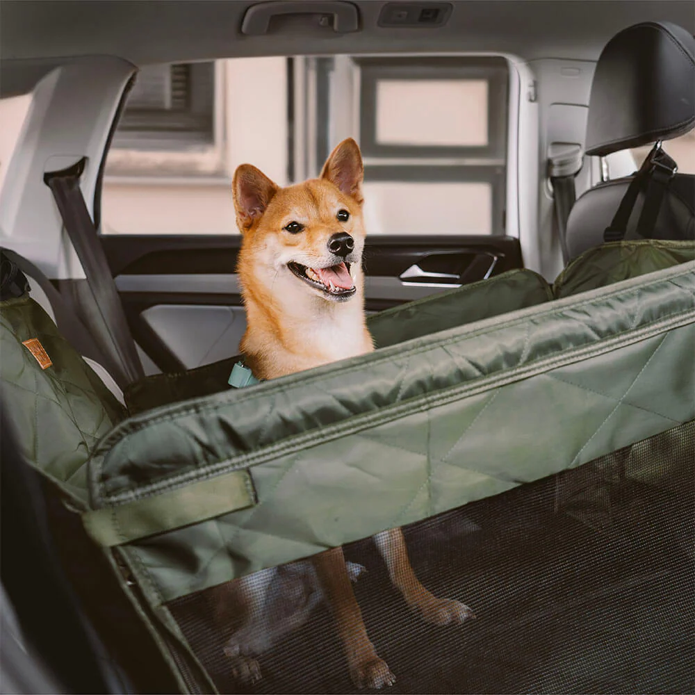 Extra Stable Travel Waterproof Dog Car Back Seat Extender - Image 9