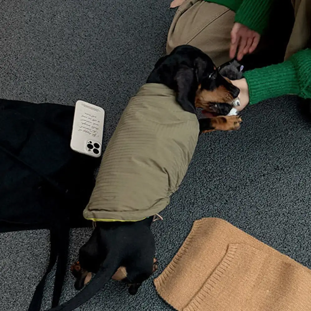 Fashion Reversible Padded Thick Warm Dog Jacket - Image 12