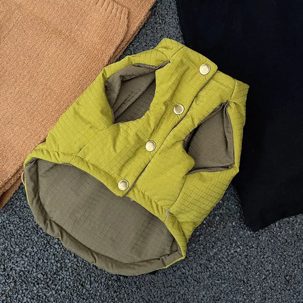 Fashion Reversible Padded Thick Warm Dog Jacket - Image 7