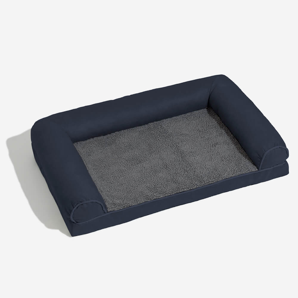 Faux Fleece & Suede Full Support Orthopaedic Dog Bed - Image 22